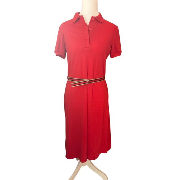 Vintage Alison Peters Polo Dress with Nylon Belt Size 8 - Picture 1 of 7